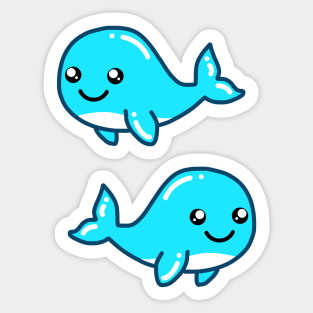 Cute Whale Sticker